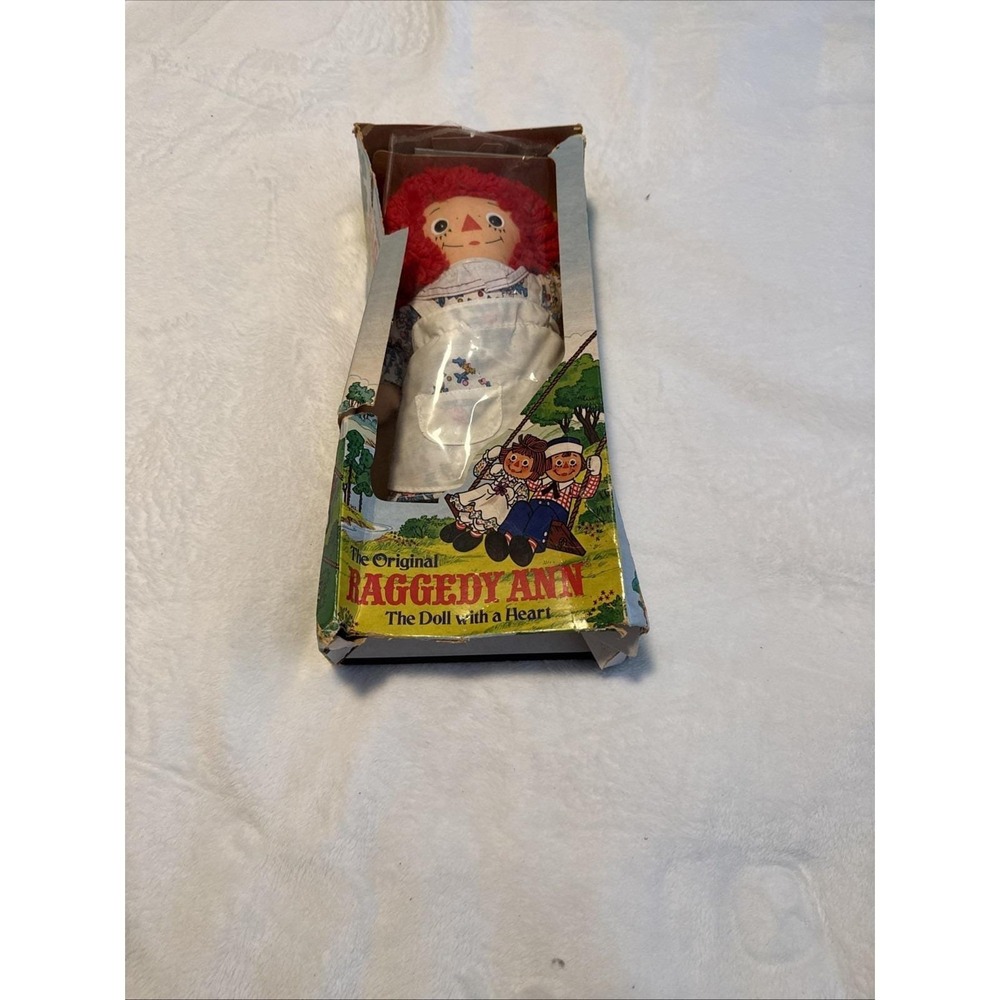 Vintage 1979 Knickerbocker The Original Raggedy Ann Doll Original Box